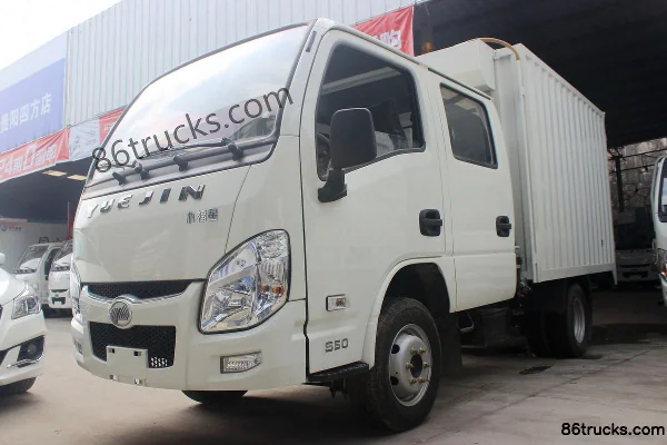 Yuejin Xiaofuxing S50Q 1.3L 87 hp 4X2(6 wheels) Gasoline 2.575m Double Row Van Mini Truck Exterior (3) | 86Trucks