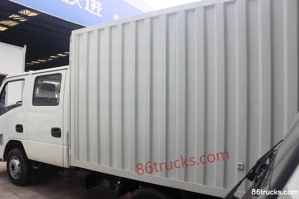 Yuejin Xiaofuxing S50Q 1.3L 87 hp 4X2(6 wheels) Gasoline 2.575m Double Row Van Mini Truck Body (2) | 86Trucks
