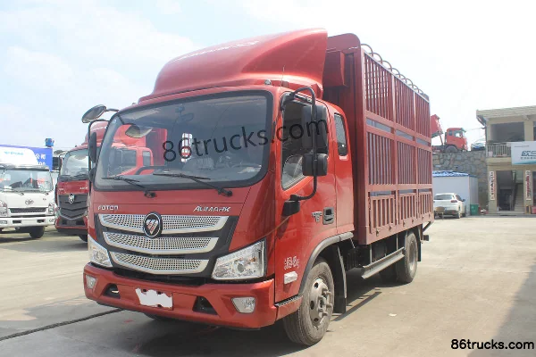Foton Aumark S3 Series 143hp 4X2(6 wheels) 3.83m Half Row Cage Van Light Truck Exterior (3) | 86Trucks