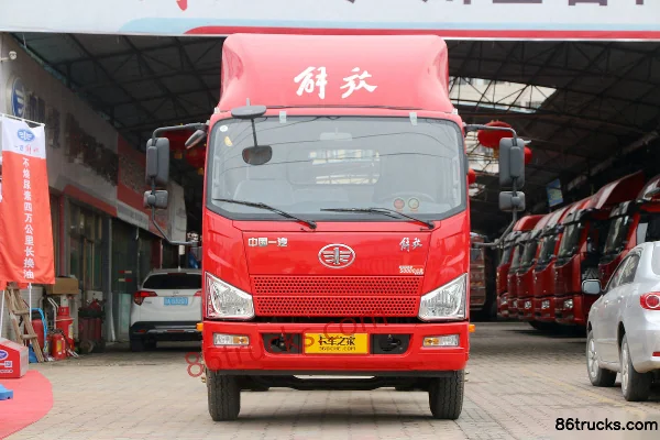 FAW Jiefang J6F Wide Body 160hp 4X2(6 wheels) 4.78m Semi-row Box Light Truck (China VI) Exterior (2) | 86Trucks