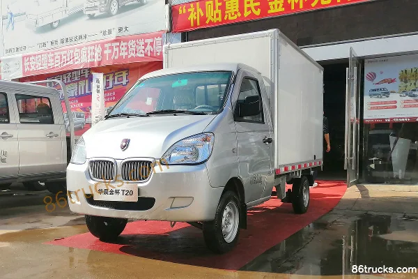 Jinbei T20 Standard Edition 2018 1.0L 61hp 4X2(6 wheels) 2.61m single-row van micro truck Exterior (3) | 86Trucks