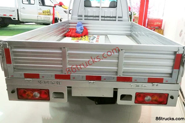 Jinbei T30 1.5L 109hp 4X2(6 wheels) Gasoline 2.92m Single Row Flatbed Micro Truck Body (3) | 86Trucks