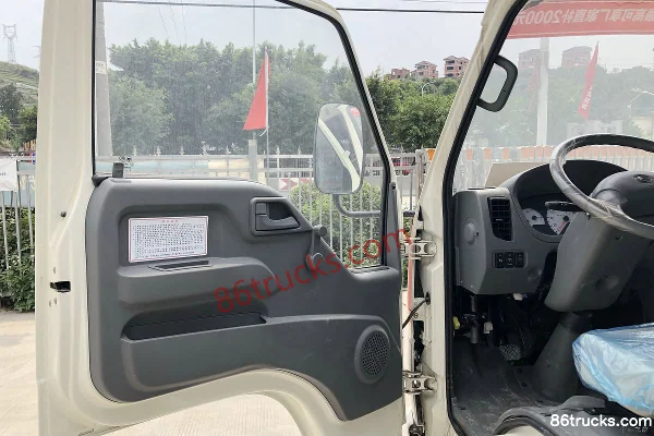 Foton Times Xiaoka Star 2.2L 88hp 4X2(6 wheels) Diesel 3.1m Double Row Flatbed Micro Truck Cab (1) | 86Trucks