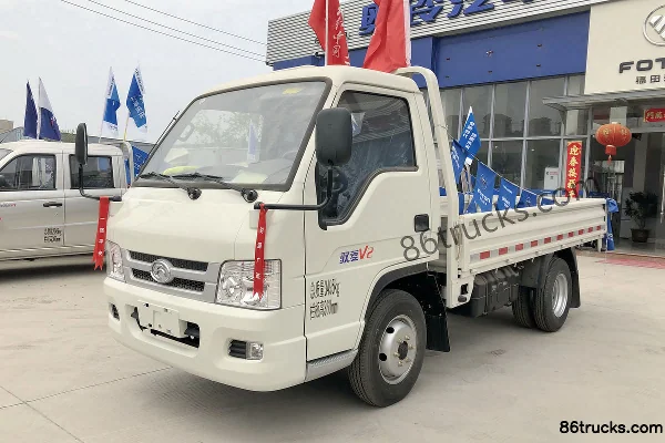Foton Shidai Yuling V2 1.8L 68 ch 4X2(6 roues) camion plateau micro 3,3 m cabine simple Extérieur (3) | 86Trucks
