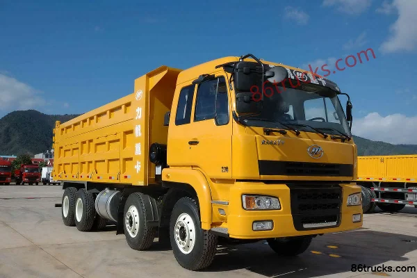 LIFAN European Style Zhanlong T9 Heavy Truck 340 hp 8X4(12 wheels) 7.4m Dump Truck (LFJ3310G5) Exterior (3) | 86Trucks