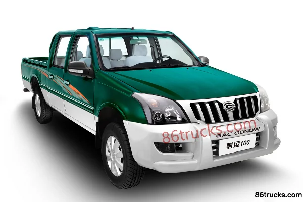 2010 GAC Gonow Caiyun 100 Series Comfort 2.2L Diesel Double-row Pickup Exterior (2) | 86Trucks