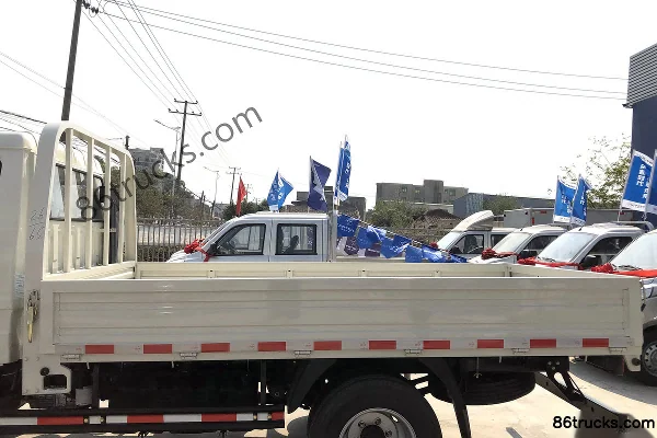 Foton Times Xiaoka Star 3 88 hp 4X2(6 wheels) 3.25m Half Row Flatbed Micro Truck Body (1) | 86Trucks