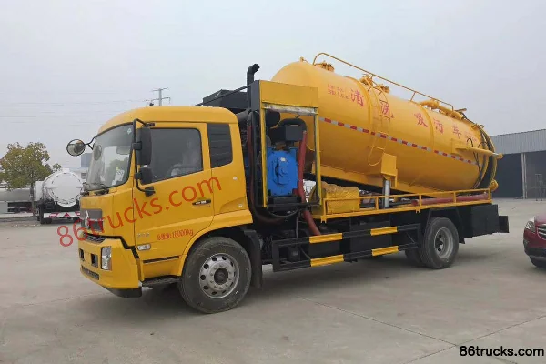 Dongfeng Commercial Vehicle Tianjin 180 hp 4X2(6 wheels) Vacuum Truck (Chusheng Brand) Exterior (2) | 86Trucks
