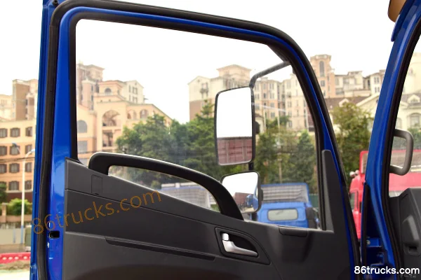JAC Junling V9 195 hp 4X2(6 wheels) 6.78m flatbed cargo truck (China VI) Cab (2) | 86Trucks