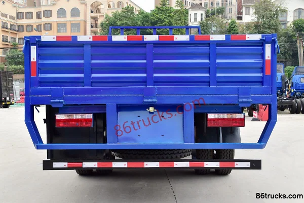 JAC Junling V9 195 hp 4X2(6 wheels) 6.78m flatbed cargo truck (China VI) Body (3) | 86Trucks