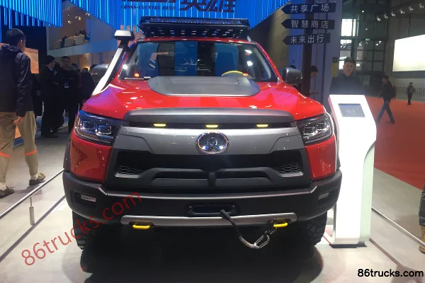 Great Wall Pao 2019 Model 2.0T Gasoline 230hp 4WD 6-Speed Manual Double Row Pickup (China VI) Exterior (2) | 86Trucks
