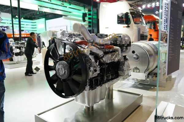 Sinotruk MT13.52-60 520 hp 13L China VI Natural Gas Engine Exterior (2) | 86Trucks