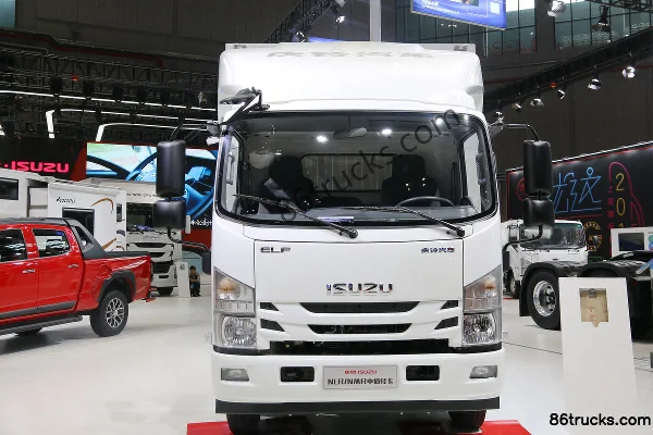 Qingling Isuzu NLR/NMR 120 hp 4X2(6 wheels) 4.13m Single Row Van Light Truck (China VI) Exterior (2) | 86Trucks
