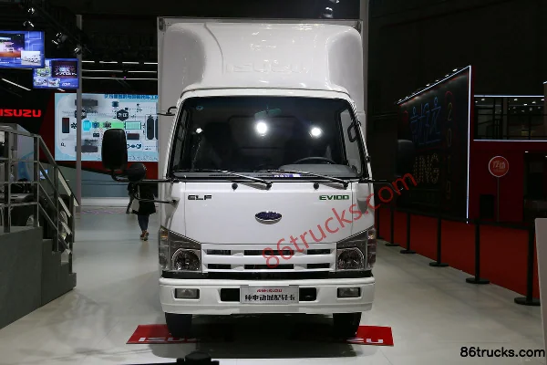 Qingling Isuzu EV100 4.5T 4.25m Single Row Pure Electric Van Light Truck (Range 330) 96.77kWh 4X2(6 wheels) Exterior (2) | 86Trucks