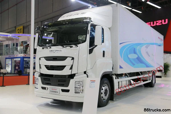 Isuzu FVR Heavy Truck 408 hp 4X2(6 wheels) Van Cargo Truck Exterior (2) | 86Trucks