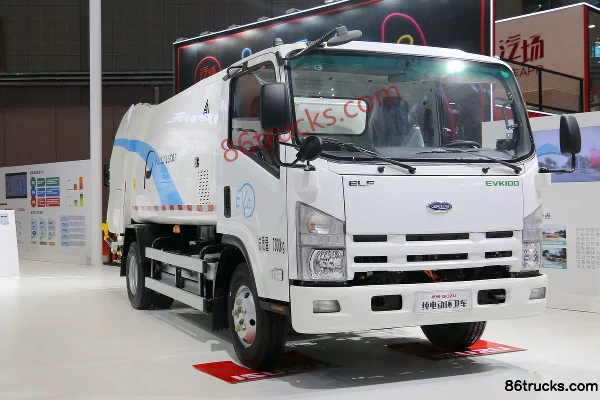 Qingling Isuzu Qingling Isuzu Isuzu EVK100 Light Truck Electric Garbage Truck