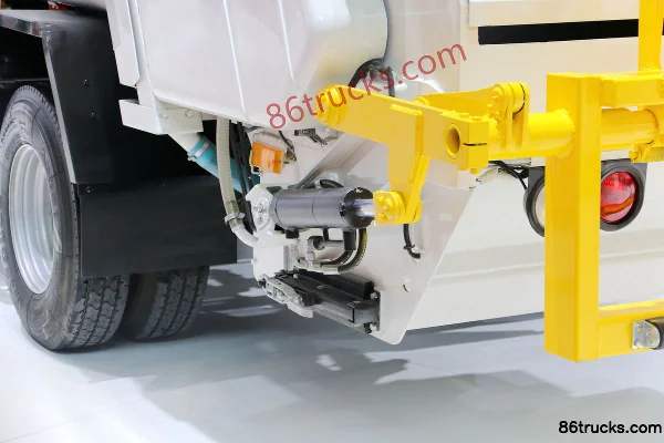 Isuzu EVK100 7,3T cabine simple benne à ordures électrique (marque Sanli) 4X2(6 roues) Carrosserie (3) | 86Trucks