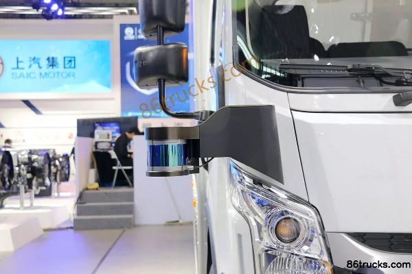 Yuejin Beyond EC500i 10T 5.2m Single Cab Pure Electric Smart City Logistics Truck 207.5kWh 4X2(6 wheels) Exterior (3) | 86Trucks