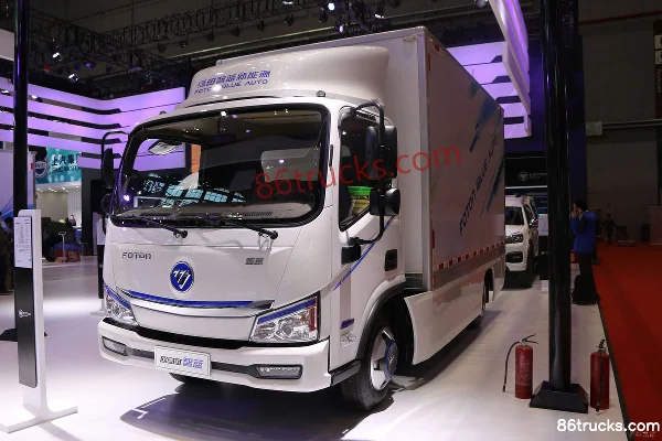 Auman Zhilan 4.5T 4.14m single-row pure electric box light truck 104.7kWh 4X2(6 roues) Extérieur (2) | 86Trucks