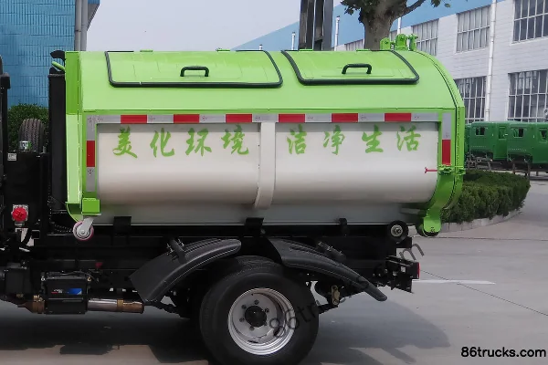 Shifeng Fengling 4X2(6 roues) 103 ch camion benne à chargement automatique Cabine (3) | 86Trucks