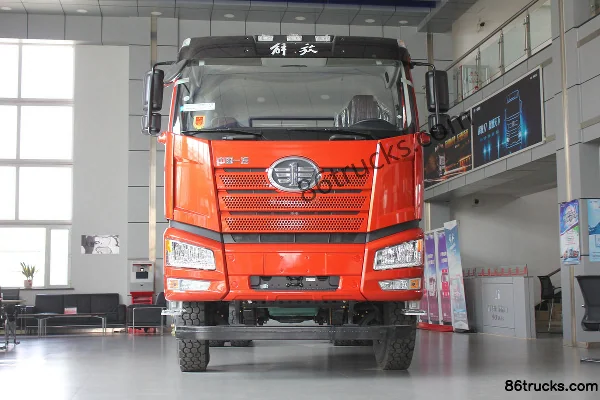 FAW Jiefang J6P Classic Edition 11.1L Diesel 420 hp 6X4(10 wheels) FAW Jiefang 12-speed 6.4m Dump Truck Exterior