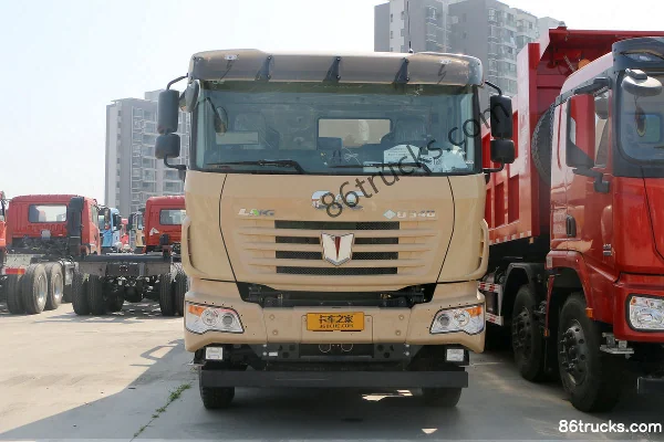 Union Truck U380 380 hp 8X4(12 wheels) 5.8m LNG Dump Truck (China VI) (Fast Gear 12-speed) Exterior (2) | 86Trucks