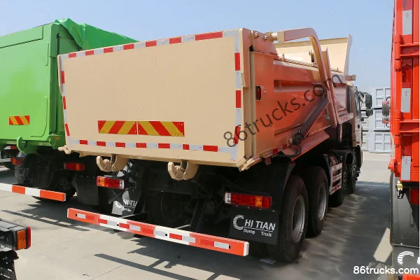 Foton Auman New ETX 9 Series Heavy Truck 336 hp 8X4(12 wheels) 5.8 m Dump Truck (Beijing V Special) Exterior (2) | 86Trucks