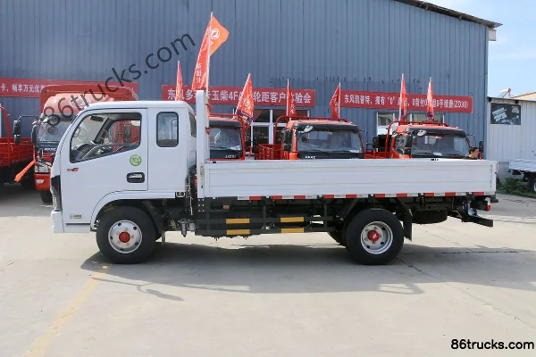 Dongfeng Kaipute K6-M 120hp 4X2(6 wheels) 3.8m Half Row Flatbed Light Truck (China VI) Exterior (3) | 86Trucks