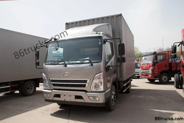 Hyundai Commercial Vehicle Shengtu H3 129hp 4X2(6 wheels) 4.12m single-row cab box truck Exterior (3) | 86Trucks