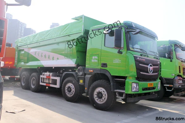 Foton Auman GTL 9 Series Heavy Truck 400hp 8X4(12 wheels) 7.8m Dump Truck (Fukang) Exterior (3) | 86Trucks