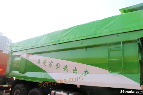 Foton Auman GTL 9 Series Heavy Truck 400hp 8X4(12 wheels) 7.8m Dump Truck (Fukang) Body (3) | 86Trucks