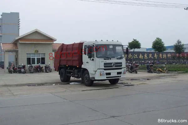 Dongfeng Commercial Vehicle Tianjin 170 hp 4X2(6 wheels) Garbage Truck (Jiangte Brand) Exterior