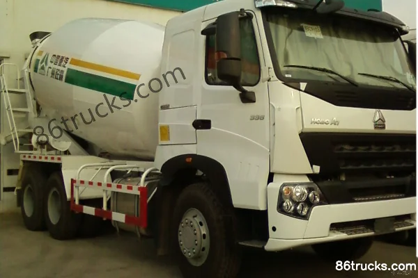 Sinotruk A7 336hp 6X4(10 wheels) Concrete Mixer Truck Exterior (3) | 86Trucks