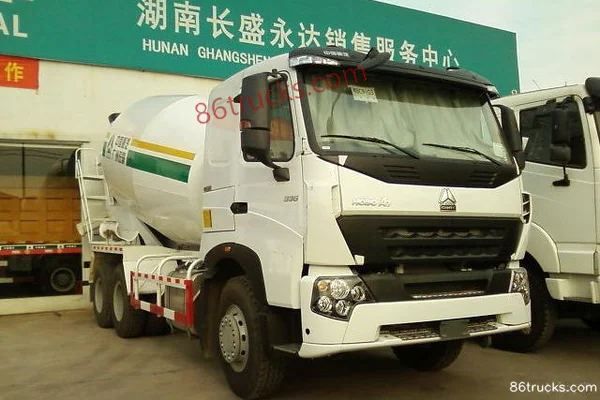 Sinotruk A7 336hp 6X4(10 wheels) Concrete Mixer Truck Exterior (2) | 86Trucks