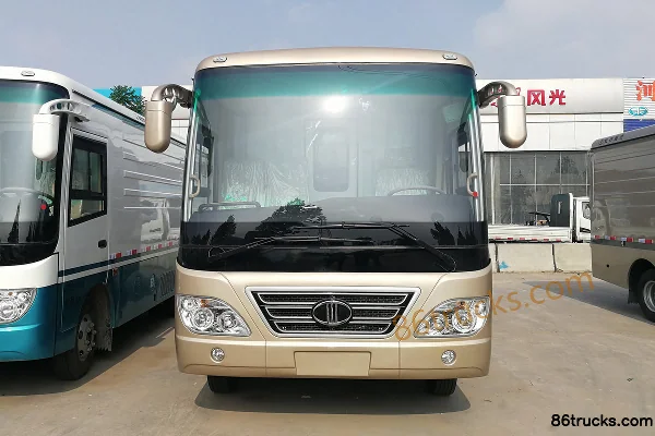 Mudan Medium Bus 132hp Box Truck Exterior (2) | 86Trucks