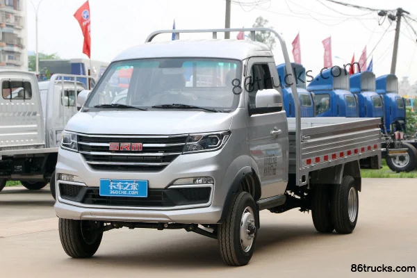 Jinbei T30S Standard 1.5L 102hp 4X2(6 wheels) Gasoline 3.2m Single Row Flatbed Mini Truck (China VI) Exterior (3) | 86Trucks