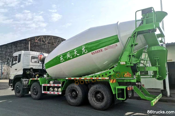 Dongfeng Commercial Vehicle Tianlong KC 340hp 8X4(12 wheels) 7m³ Concrete Mixer Truck (Shenying Brand)(YG5318GJBAX1V) Exterior (3) | 86Truck
