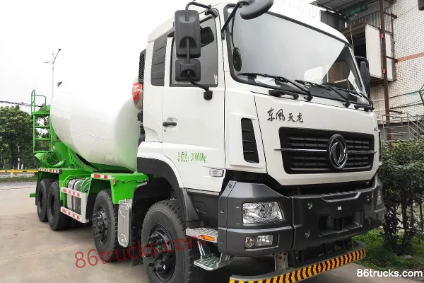 Dongfeng Commercial Vehicle Tianlong KC 340hp 8X4(12 wheels) 7m³ Concrete Mixer Truck (Shenying Brand)(YG5318GJBAX1V) Ex