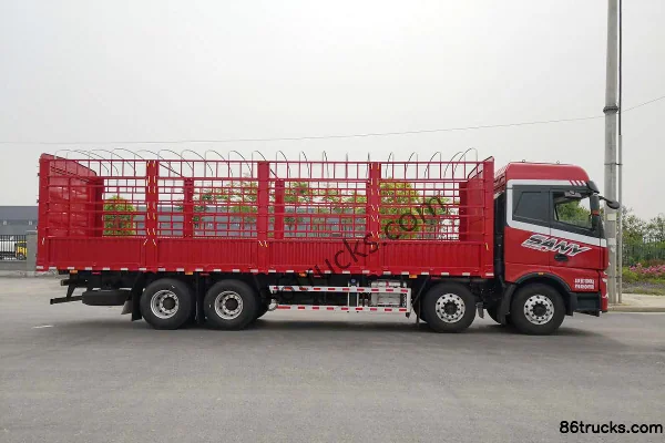 SANY Group version Junling 430 ch 8X4(12 roues) camion porteur à grille 9,6 m Extérieur (3) | 86Trucks