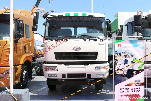Changzheng Auto 410 hp 6X4(10 wheels) 5.8m LNG Dump Refuse Truck Chassis Exterior (2) | 86Trucks