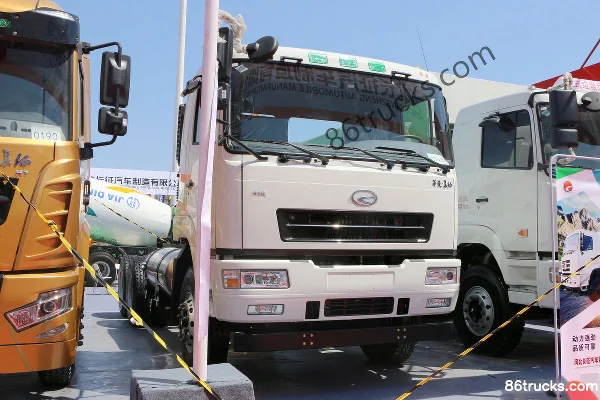 Changzheng Auto 410 hp 6X4(10 wheels) 5.8m LNG Dump Refuse Truck Chassis Exterior