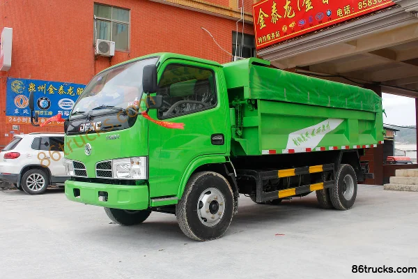 Dongfeng FuruiKa F7 95hp 4X2(6 wheels) 4.2m Dump Truck for Muck (Yunnei) Exterior (3) | 86Trucks