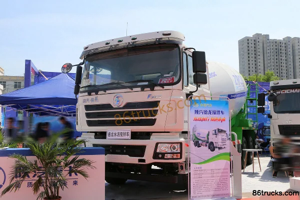 SHACMAN Delong F3000 375hp 6X4(10 wheels) 4.05m³ Concrete Mixer Truck Exterior (2) | 86Trucks