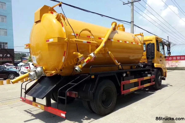 Dongfeng Commercial Vehicle Tianjin 180 ch 4X2(6 roues) camion d'aspiration des boues (marque Chengliwei) Extérieur (3) | 86Trucks