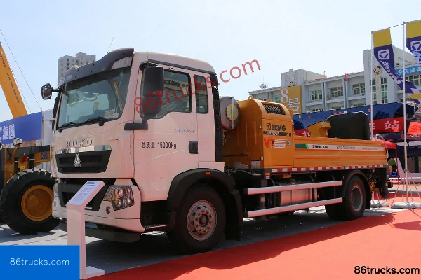 XCMG Truck-mounted Concrete Pump Truck (Sinotruk HOWO Chassis) 4X2(6 wheels) Exterior (3) | 86Trucks