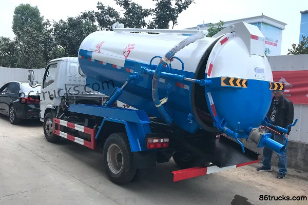 Dongfeng Duolika D6 102 ch 4X2(6 roues) camion d'aspiration des boues (marque Chengliwei) Extérieur (2) | 86Trucks