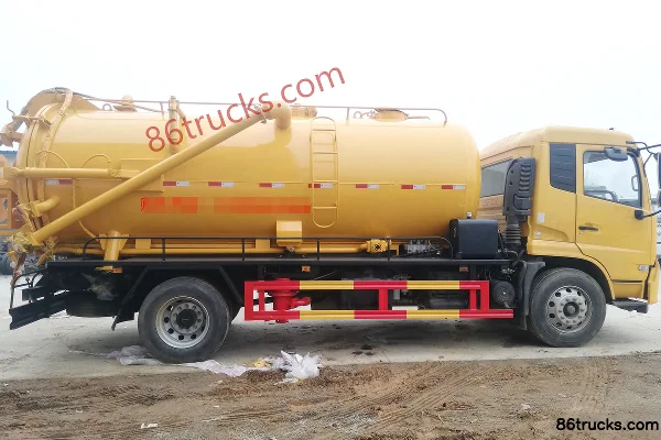 Dongfeng Commercial Vehicle Tianjin 180 hp 4X2(6 wheels) Cleaning Suction Sewer Truck (Chengliwei Brand) Exterior (3) | 86Trucks