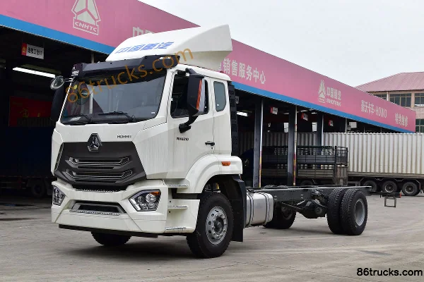 Sinotruk Haohan N5G camion moyen 210 ch 4X2(6 roues) 7.75 m châssis camion porteur fourgon Extérieur (3) | 86Trucks