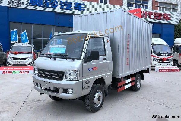 Foton Shidai Yuling VQ1 1,1 L 60 ch 4X2(6 roues) essence/CNG camion léger fourgon monoplace 3,03 m Extérieur (3) | 86Trucks