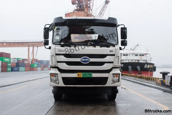BYD Q1 31.5T 4X2(6 wheels) pure electric tractor truck 217.6kWh Exterior (2) | 86Trucks